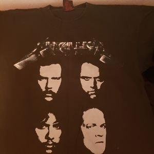 Metallic vintage rock n roll concert shirt original to shirt